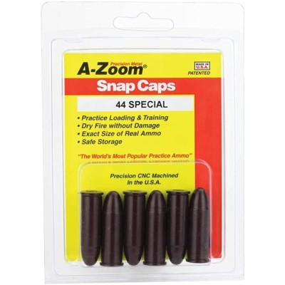 A-Zoom Snap Caps 44 SPL (6 Pack) (AZ16121)