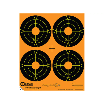 Caldwell Orange Peel Targets 4" Bullseye 10 Pack BF410864