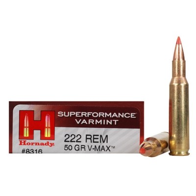 Hornady Ammunition 222 REM 50Grn V-MAX SPF HORN-8316