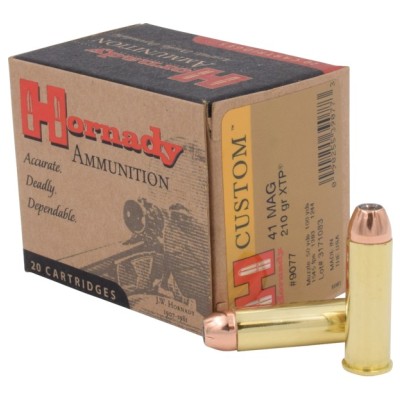 Hornady Ammunition 41 REM MAG 210 Grn XTP 20 Pack HORN-9077