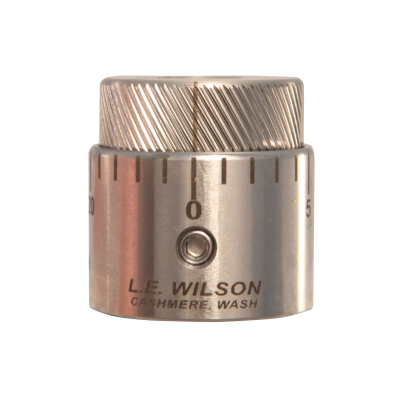 LE Wilson Bullet Seater Cap Micrometer Adjust Stainless (LWSBSCMIC)