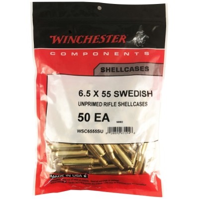 Winchester Brass 6.5x55 SE (50 Pack) (WINU65X55)
