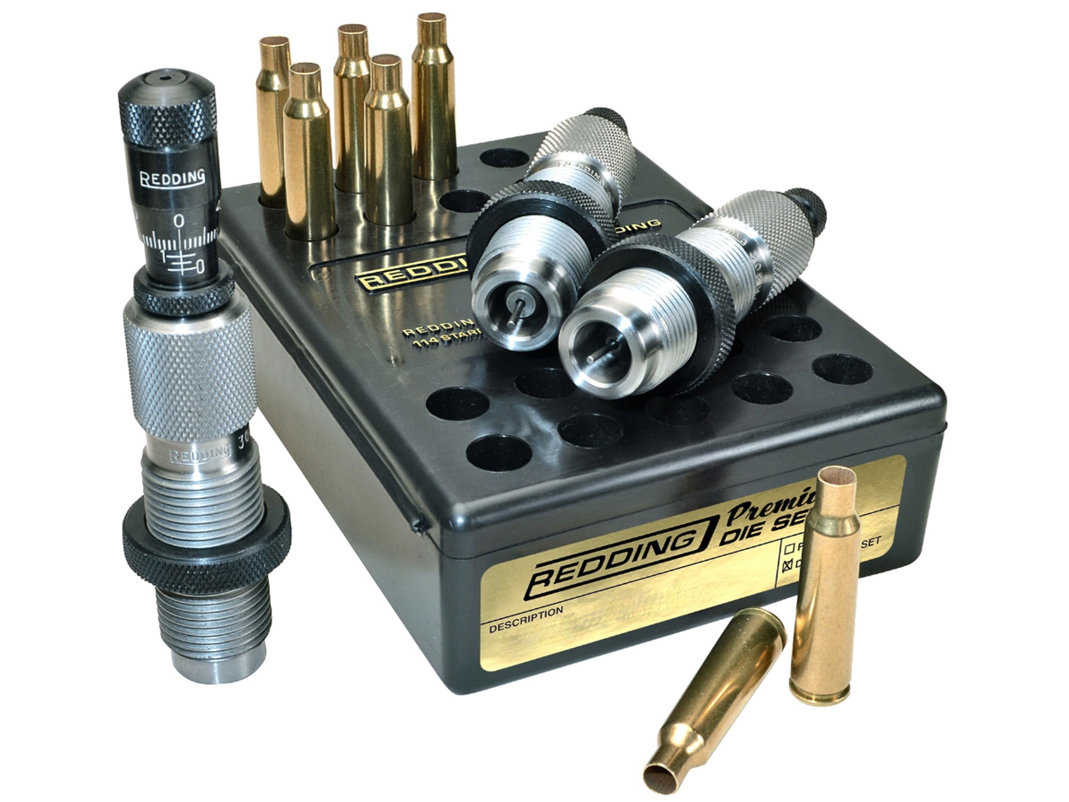 Redding Premium Series Deluxe Die Set 6.5x55 SE (68132) Reloading UK