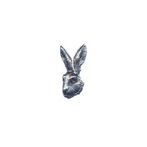 Bisley Pewter Pin HARE HEAD PGP25