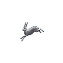 Bisley Pewter Pin HARE PGP26