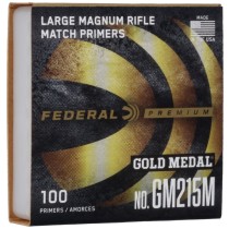Federal Gold Medal Match Large Rifle Magnum Primers (100 Pack) (FED-GM215M)