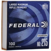 Federal Large Rifle Magnum Primers (100 Pack) (FED-215)
