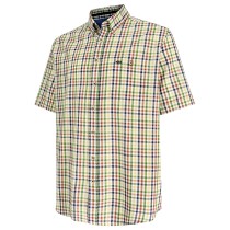 Hoggs Of Fife Aberdour SS Check Shirt (Size 2XL) (NAVY CHECK) (ABER/NY/5)