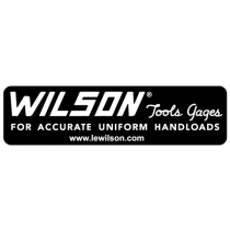 L.E Wilson Tools Wilson Gages Vinyl Sticker Black and White (WG)