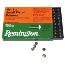 Remington Small Pistol Primers No 1 1/2 (100 PACK) (REM-11/2)