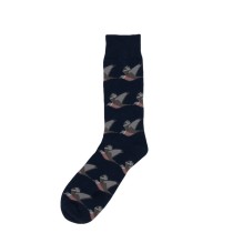 Shuttle Socks Crew Flying Wood Pigeon (UK 3-7) (NAVY)