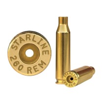 Starline Rifle Brass 260 REM 100 Pack SU260