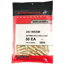 Winchester Brass 243 WSSM (50 Pack) (WINU243SS)