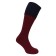 Hoggs Of Fife 1901 Contrast T/Over Top Stocking (Single) (Size UK 7-10) (BURGUNDY/NAVY) (1901/BN/2)