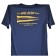 L.E Wilson T-Shirt Navy with Pale Yellow Lettering & Bullet LG (WGTLG)